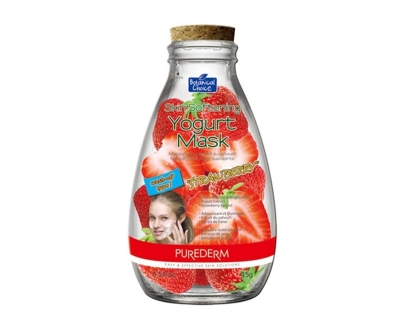 Purederm Yoğurtlu Çilekli Yıkanabilir Maske - Purederm