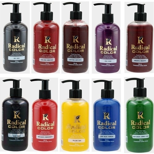 Radical Color Su Bazlı Saç Boyası Gece Mavisi 250 Ml - 2