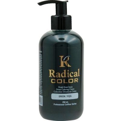 Radical Color Su Bazlı Saç Boyası Yeşil 250 Ml - Radical Color