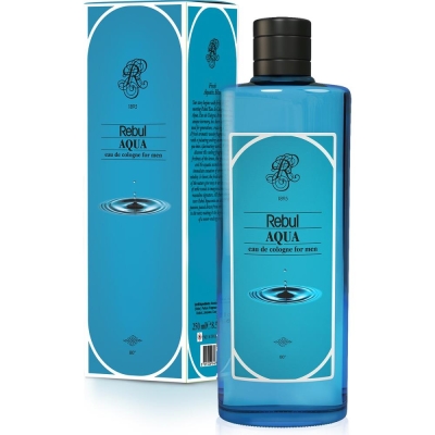 Rebul Aqua 250 ML Cam Şişe Kolonya - Rebul