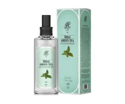 Rebul Green Tea - Yeşil Çay Kolonyası 100 Cc (Cam Şişe) Spreyli - Rebul