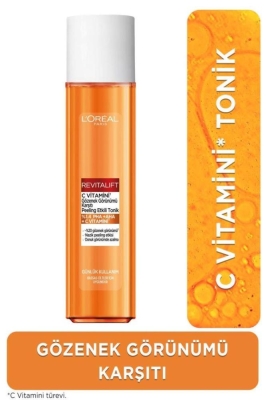 Revitalift C Vitamini Gözenek Görünümü Karşıtı Peeling Etkili Tonik 180ML - L'Oreal Paris