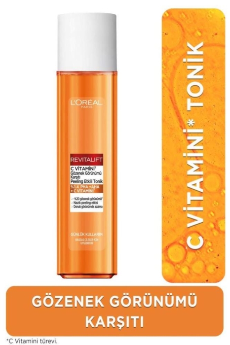 Revitalift C Vitamini Gözenek Görünümü Karşıtı Peeling Etkili Tonik 180ML - 1