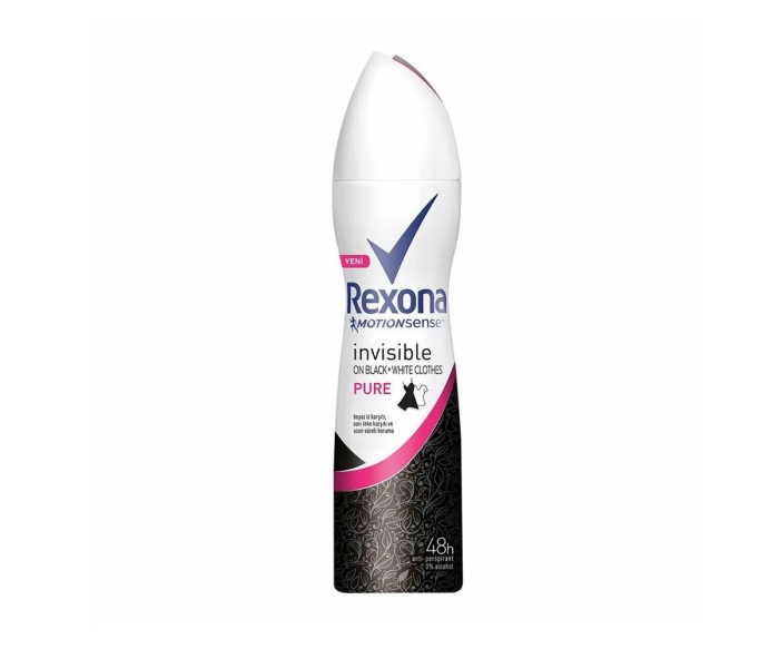 Rexona Invisible Pure Kadın Sprey Deodorant 150 Ml-8690637891267 - 1