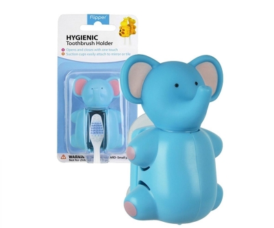 Rocs Flipper Hijyenik Diş Fırçası Kabı - Fil-9555038901740 - R.O.C.S.