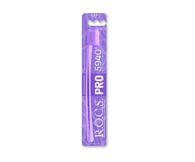 Rocs Pro 5940 Soft Diş Fırçası Mor - R.O.C.S.