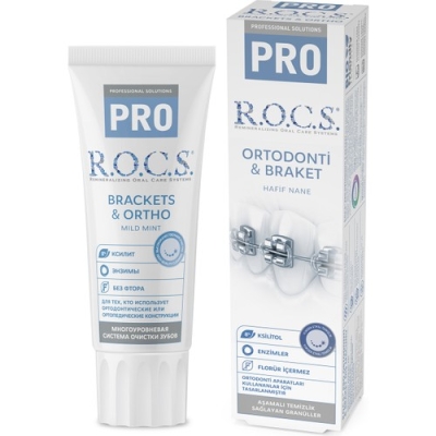 R.O.C.S. Pro Brackets & Ortho Diş Macunu 74 gr - Rocs