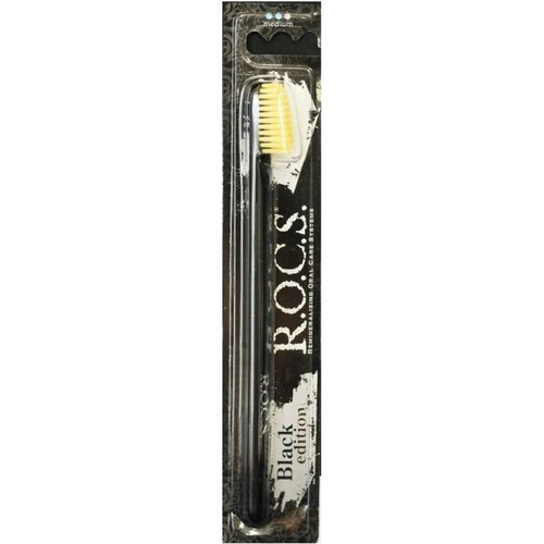 Rocs R.o.c.s. Black Edition Diş Fırçası Sarı Kıl - 1