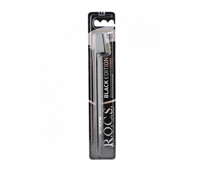 Rocs Sensation Black Edition Diş Fırçası Black Medium - 1