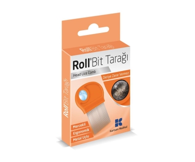 Roll Bit Tarağı Deriye Zarar Vermez Mercekli - Turuncu - Kurtsan Medikal