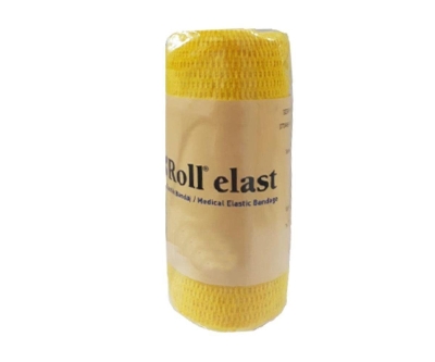 Roll Elast Elastik Bandaj 10 cm x 3.5 Cm - Sarı - Kurtsan Medikal
