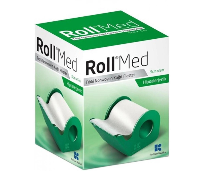 Roll Med Hipoalerjenik Nonwoven Tıbbi Flaster 5Cm X 5M - 1