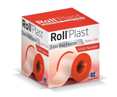Roll Plast Çinko Oksitli Tıbbi Flaster 5Cm X 5M - Kurtsan Medikal