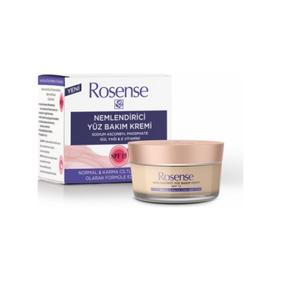 Rosense Nemlendirici Yüz Bakım Kremi Normal Ve Karma Ciltler 50Ml - Rosense