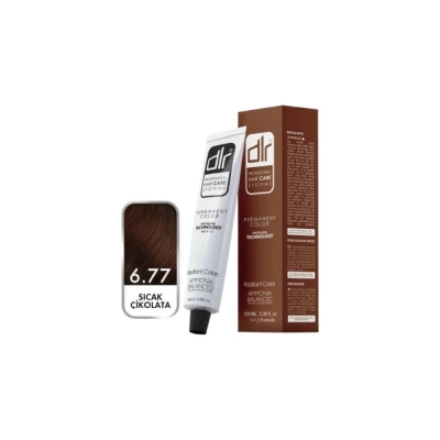 Saç Boyası 6.77 Caramel Kahve 100 ml - Dlr