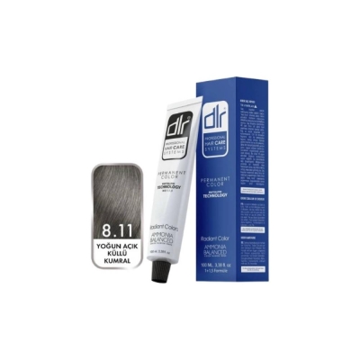 Saç Boyası 8.11 Yoğun Açık Küllü Kumral 60 ml - Dlr