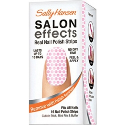Sally Hansen Salon Effects Gerçek Ojeden Yapılan Desenli Oje Band Pink A Dot - 1