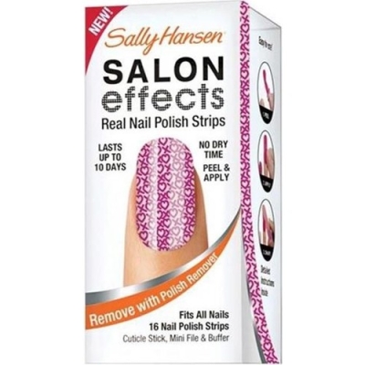 Sally Hansen Salon Effects- Gerçek Ojeden Yapılan Desenli Oje Bandı Cross My Heart - Sally Hansen