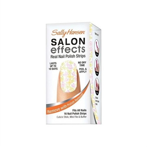 Sally Hansen Salon Effects - Gerçek Ojeden Yapılan Desenli Tırnak Bantları - All A Flutter 4424-02 - 1