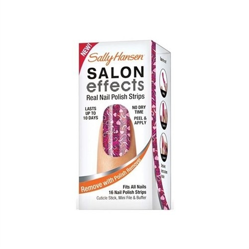 Sally Hansen Salon Effects - Gerçek Ojeden Yapılan Desenli Tırnak Bantları - Are You Single 4422-04 - 1