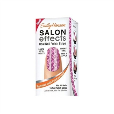 Sally Hansen Salon Effects - Gerçek Ojeden Yapılan Desenli Tırnak Bantları - Cross My Heart 4422-05 - Sally Hansen