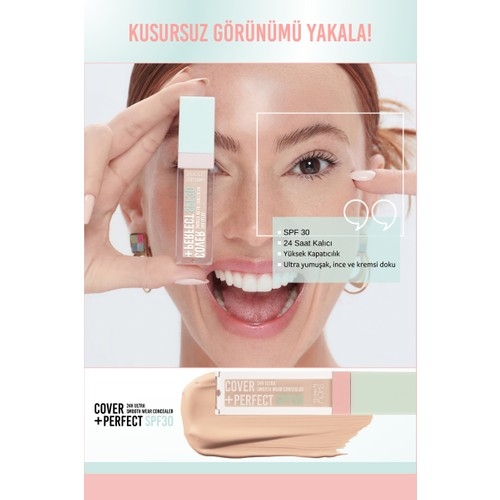Show By Pastel Cover+Perfect Spf30 Ultra Kapatıcı 303 Baby Powder - 4