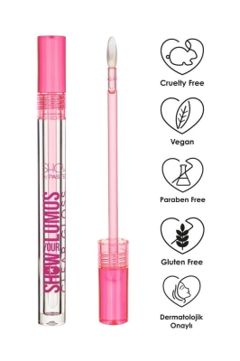 Show Your Lumos Clear Gloss - Transparan Dudak Parlatıcısı - 3