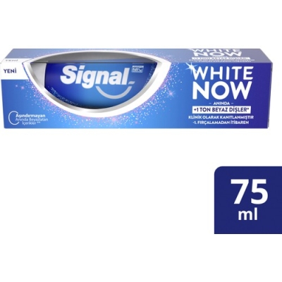 Signal Diş Macunu White Now Anında +1 Ton Beyaz Dişler 75 ML - Signal