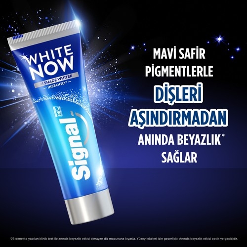 Signal Diş Macunu White Now Anında +1 Ton Beyaz Dişler 75 ML - 5