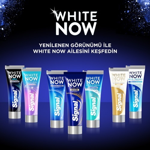 Signal Diş Macunu White Now Anında +1 Ton Beyaz Dişler 75 ML - 7