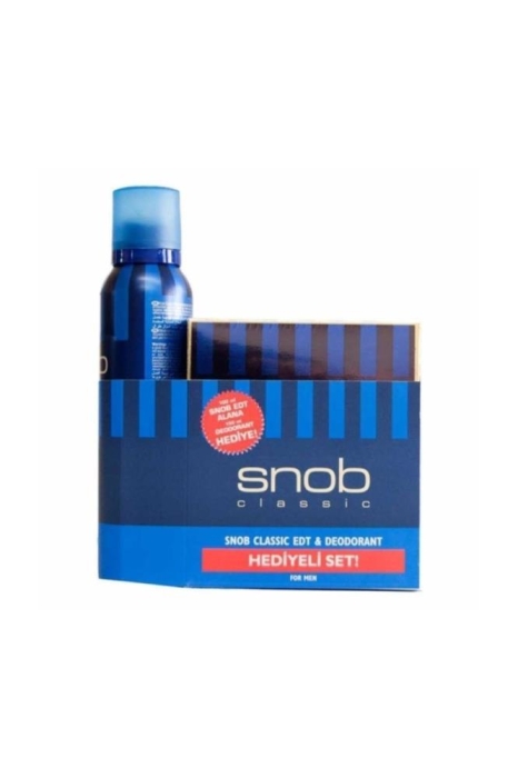 Snob 100 ml Parfüm+150 ml Deodorant Classic Set - 1