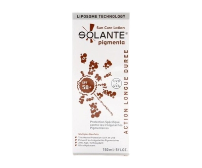 Solante Pigmenta Spf 50 Faktör 150 Ml Koyu Renkli Lekelere Karşı Güneş Kremi - Solante