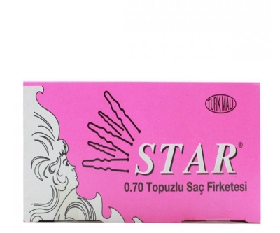 Star 0.70 Topuzlu Saç Filketesi 150 Adet - Star