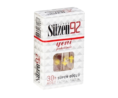 Süzen 92 Sigara Filtreli Ağızlık 30 Adet - Süzen 92