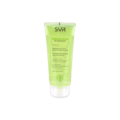 SVR Sebiaclear Foaming Gel 200ml - Yağlı ve Hassas Ciltler İçin Temizleme Jeli - SVR