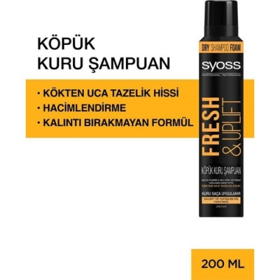 Syoss Fresh & Uplift Köpük Hacimlendiren Kuru Şampuan - Syoss