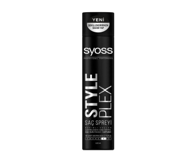 Syoss Style Plex Saç Spreyi 400 Ml Extra Güçlü Tutuş No: 4 - Syoss