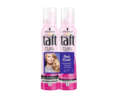 Taft Köpük Curl&Flex 2'Li 150Ml+150Ml - Taft