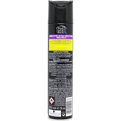 Taft Saç Sprey 250 ml Power Express Güçlü Tutuş Sarı - 2