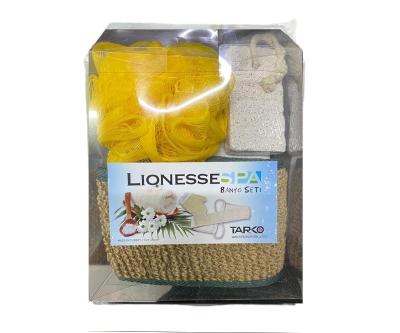 Tarko Lionesse Banyo Seti BS-001 - Sarı - Tarko