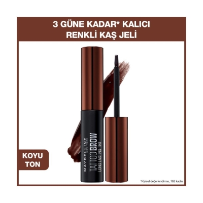 Tattoo Brow Geçici Kaş Dövmesi - Koyu Ton - Maybelline New York