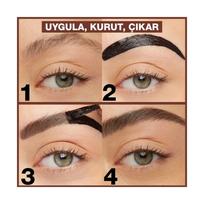 Tattoo Brow Geçici Kaş Dövmesi - Koyu Ton - 2