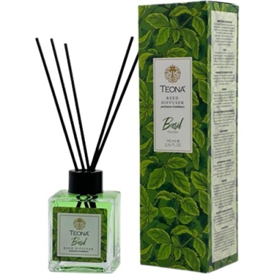 Teona Basil Bambu Çubuklu Oda Kokusu 110 ml - Teona