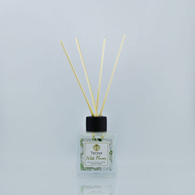 Teona White Flowers Bambu Çubuklu Oda Kokusu 110 ml - Teona