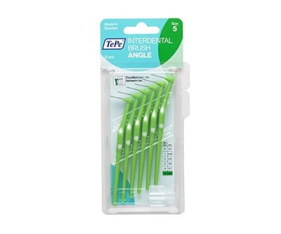 Tepe Angle Saplı Arayüz Fırçası Yeşil 0,8 Mm 6 Lı - Tepe