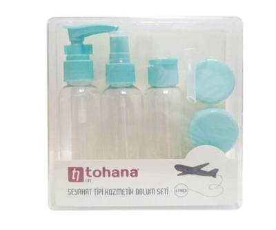 Tohana Kutulu Kozmetık Dolum Setı - Mavi - Tohana