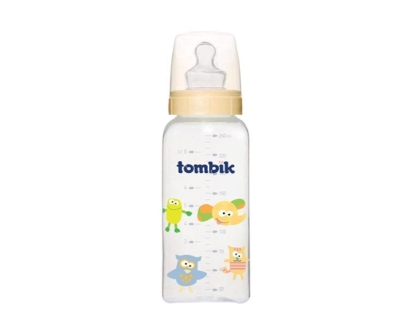 Tombik Şaşkın Hayvancıklar PP Biberon 250 ML (%0 BPA) / sarı - Tombik