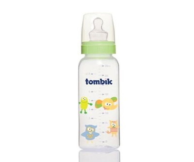 Tombik Şaşkın Hayvancıklar PP Biberon 250 ML (%0 BPA) / Yeşil - 1