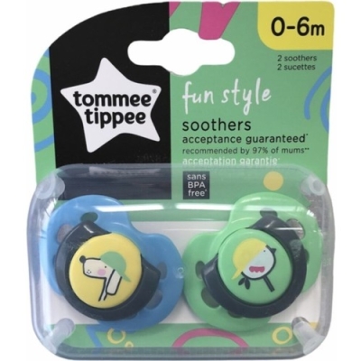 Tommee Tippee Fun Emzik 2li 0-6 Ay Yeşil - Tommee Tippee