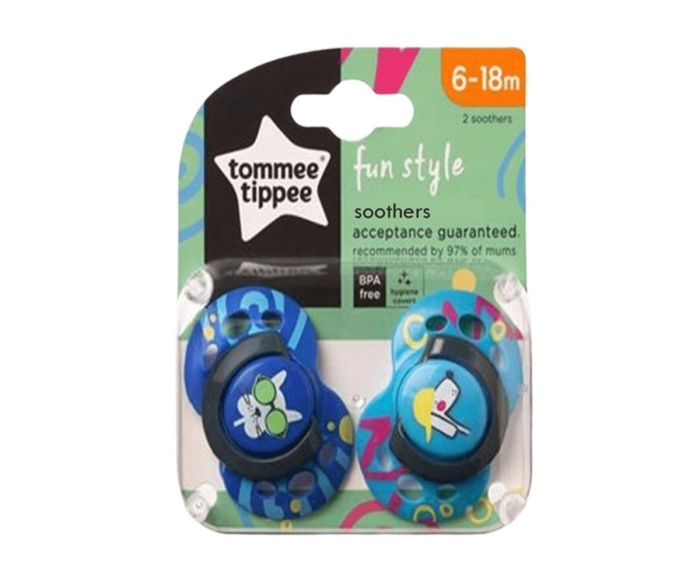 Tommee Tippee Fun Style 2 Li Emzik 6-18 Ay Desenli - 1
